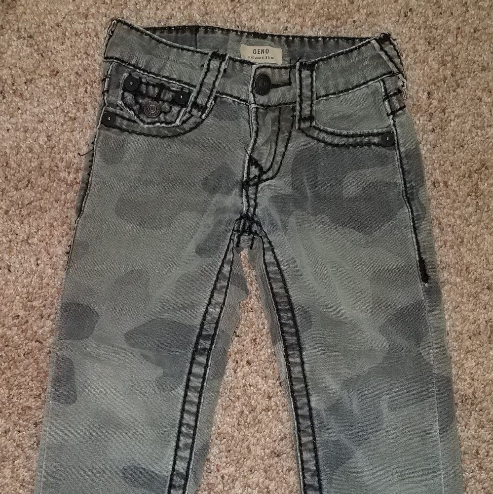 True Religion camo toddler jeans